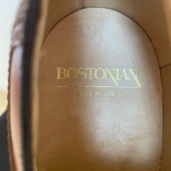 Bostonian Brown Leather Derby Shoes -golf - Picture 8 of 16